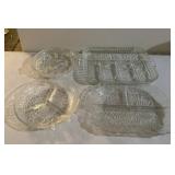 GLASS DIVIDED DISHES-ASSORTED