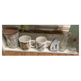 ITEMS FROM THE SHELF-COFFEE CUPS & MORE/ASSORTED