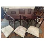TABLE W/(3) SIDE~CHAIRS & (1)ARM~CHAIR