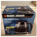 "BLACK & DECKER" COFFEE DECANTER-NIB
