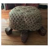 DECOR FOOT STOOL-"TURTLE" DESIGN/APPROX. 16"x14"