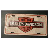 "HARLEY DAVIDSON" NOVELTY LICENSE PLATE