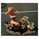 MOTORCYCLE NOVELTY COLLECTIBLE-"BABE"/YELLOW