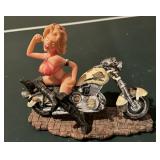 MOTORCYCLE NOVELTY COLLECTIBLE-"BABE"/WHITE