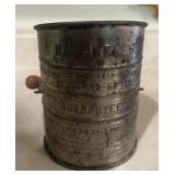 VINTAGE FLOUR SIFTER-CHECK OUT THE PIC
