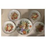 (4+1)DECOR PLATES-FRUIT DESIGN
