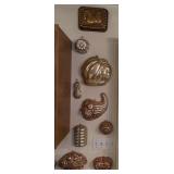 (9)VINTAGE "JELL~O" MOLDS-ASSORTED