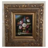 FRAMED ARTWORK-OIL/APPROX. 16"x20"