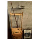 FISHING ROD HOLDER & MORE-CHECK OUT THE PIC