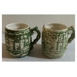 (2)CERAMIC CUPS-CHECK OUT THE PIC
