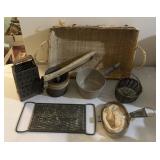 PRIMITIVES FROM THE COLLECTION W/BASKET