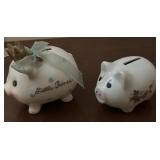 (2)COIN BANKS-CHECK OUT THE PIC