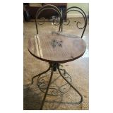 VINTAGE "VANITY" STOOL-NEEDS CUSHION