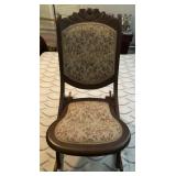 FODLING SEWING ROCKER-***HAS HAD SOME REPAIR***