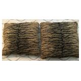 (2)THROW/ACCENT PILLOWS-APPROX. 22ï¿½x22ï¿½ EACH