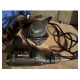 POWER SANDER & POWER DRILL