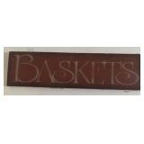 WOODEN SIGN-