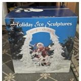 HOLIDAY DECOR-"SANTA & ARCH"/NIB