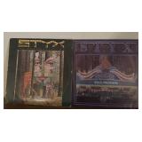 (2)RECORD ALBUMS-"STYX"/CHECK OUT THE PIC