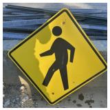 FEDERAL/STATE REGULATORY SIGN-'PEDESTRIAN CROSSING
