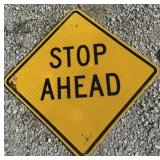 FEDERAL/STATE REGULATORY SIGN-'STOP AHEAD'