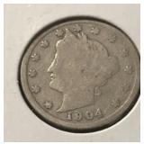 1904 LIBERTY V-NICKEL (GOOD)