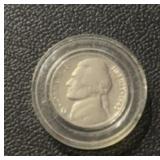 1943-P JEFFERSON "WAR-TIME" NICKEL (35% SILVER)