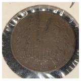 1868 "TWO-CENT" PIECE (GOOD+)
