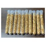 (BAG OF 10) "TUBES" OF GOLD FLAKE