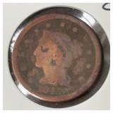 1845 U.S.A. "LARGE" CENT