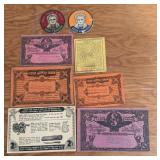 (8) COLLECTIBLE PAPER ITEMS-ASSORTED