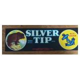 (5 COUNT) VINTAGE CRATE LABEL-"SILVER TIP"