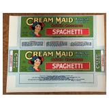(7 COUNT) VINTAGE BOX LABEL