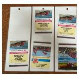(5)VINTAGE "MATCHBOOK COVERS-"SLAESMAN SAMPLES"