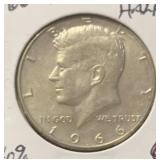 1966 KENNEDY HALF DOLLAR (40% SILVER) ***MISSING
