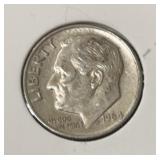 1964 ROOSEVELT DIME (90% SILVER)