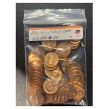 (BAG OF 43) 1963-D LINCOLN CENTS ***NICE RED~BU***