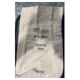 U.S. MINT "CANVAS" MONEY BAG ***NO LONGER USED***