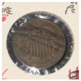 1864 ***RARE*** "TWO-CENT" PIECE ***50% REVERSE