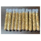 (BAG OF 10) "TUBES" OF GOLD FLAKE