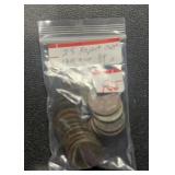 (BAG OF 25) "REJECT" 1910 & UP LINCOLN WHEAT BACK