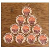 (10 COUNT)VINTAGE BOTTLE CAP-"KRIM~KO DAIRY"
