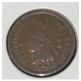 1893 INDIAN HEAD CENT (VG)