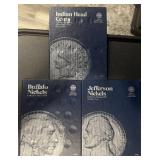 (3) "DIFFERENT" COIN FOLDERS ***INDIAN HEAD CENT~