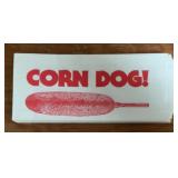 (25 COUNT) VINTAGE PAPER BAG-"CORN DOG!"