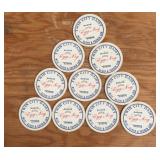 (10 COUNT)VINTAGE BOTTLE CAP-"TWIN CITY DAIRY"