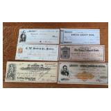 (6)VINTAGE CHECKS