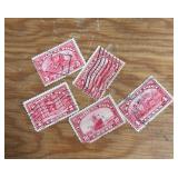 (5) "DIFFERENT" U.S. PARCEL POST STAMPS -:1912-191