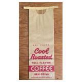 VINATGE "UNUSED" COFFEE BAG-"COOL ROASTED"