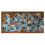 (25 COUNT) U.S. POSTAGE STAMPS-"1965"